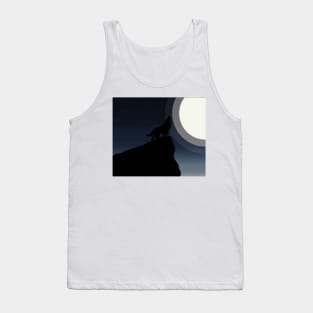 Howling at the mystical sphere Tank Top